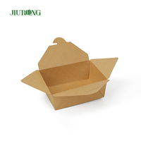 Vente en gros de boîtes en papier kraft jetables de 30 oz pour l'emballage alimentaire à emporter pour les restaurants