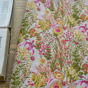 Tissu de brocart 3d Floral de luxe de Style français pour la fabrication de robes ou de sacs - Product Image 3