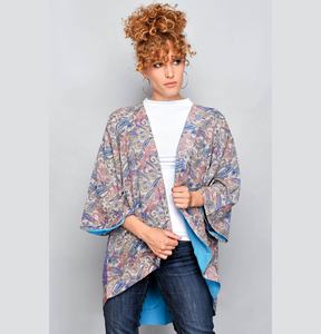 Veste ouverte imprimée en Polyester pour femmes, vêtement italien, style Boho, à la mode, nouvelle collection 2020 - Product Image 3