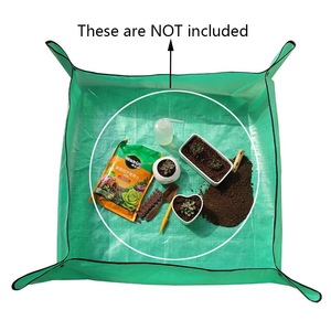 Tapis vert imperméable pour le changement de sol, mélange du sol de croissance, pour le rempotage des plantes, pour la plantation de fleurs, pour le jardinage domestique, PE - Product Image 4