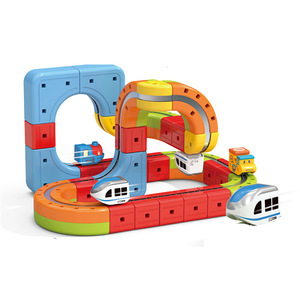 ชุดของเล่นรถไฟความเร็วสูงแบบแขวนลอย 3 มิติ JXD Kids DIY - ของเล่นประกอบรางรถไฟเพื่อการศึกษาสำหรับเด็ก - Product Image 5