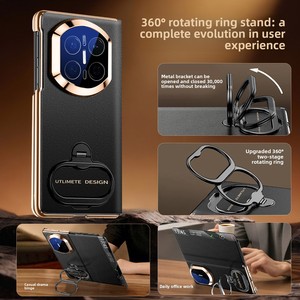 For Huawei MateX7X5/X6 phone case magnetic suction flip cover all inclusive new ring holder double hinge protection phone case - Product Image 5