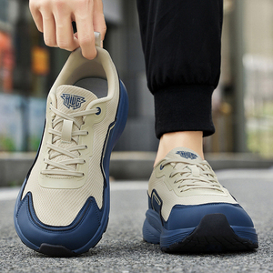 Chaussures <span class=keywords><strong>de</strong></span> course légères et respirantes pour hommes, en maille Fly Knit, avec fermeture à lacets, semelle intermédiaire amortissante, pour toutes les saisons, chaussures <span class=keywords><strong>de</strong></span> marche décontractées - Product Image 4