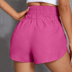 Shorts de sport pour femmes, respirants, confortables, écologiques, à séchage rapide, en maille, polyester/coton, multicolores, pour le basketball, best-seller - Product Image 2