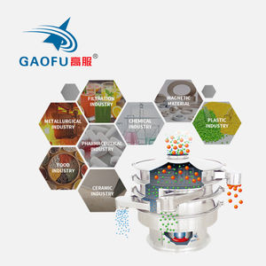 Gaofu üreticisi endüstriyel eleme makinesi SS 304 gıda lezzet eleme ekipmanları için çok katmanlı döner titreşimli elek - Product Image 2