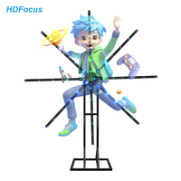 Ventilateur Holographique 3D Multi-Tailles (65cm, 75cm, 80cm, 100cm, 150cm, 180cm) 2500 Nits 4K pour Mur Vidéo et Assemblage – Ventilateur Holographique 3D