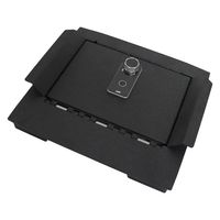 Tuojue Kit intérieur monté sur console de coffre-fort en métal robuste pour camion Ford F250