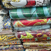 Pakaian Tradisional Nigeria DISCO Kain Ankara Kain Lilin Afrika Supet Golden Wax Ankara Wax Tekstil Hijau Merah Muda Tua 100% Katun