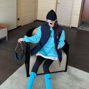 Chaleco de plumón de ganso 2025 al por mayor, abrigo acolchado de plumón de ganso para hombre, talla grande, chaqueta larga con logo frontal y patchwork, para invierno y actividades al aire libre. - Product Image 3