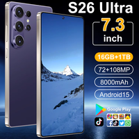 Dernier Smartphone S26 Ultra 5G Pas Cher, Téléphone Portable S26Ultra Double SIM Version Globale