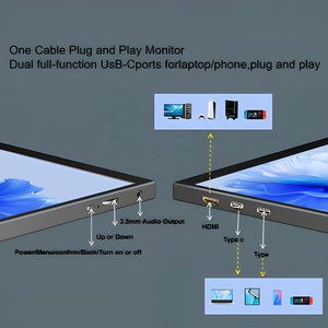 Écran <span class=keywords><strong>portable</strong></span> USB-C 10,5 pouces haute performance, connexion par un seul câble, moniteur d'extension pour ordinateur <span class=keywords><strong>portable</strong></span>, directement de l'usine - Product Image 5