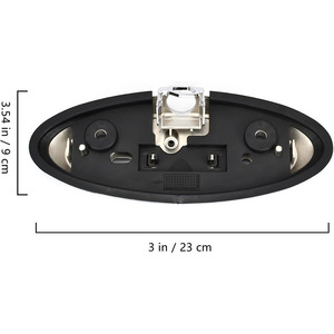 ชุดตัวเรือนกล้องฟอร์ด AL3Z-19H511-A อะไหล่เปลี่ยนฝาครอบพลาสติกสีดำโครเมียม - Product Image 5