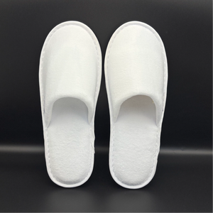 Pantuflas Desechables de Terciopelo Estilo <span class=keywords><strong>Hotel</strong></span> con Logotipo Cosido, Suaves y Duraderas para el <span class=keywords><strong>Hotel</strong></span> Radisson <span class=keywords><strong>BLU</strong></span> - Product Image 2
