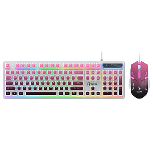 Doni MT100 Wired Mechanical <b>Keyboard</b> Mouse Set With Colorful Backlighting Metal Panel Breathing Lights Gaming Combo - Product Image 3