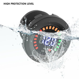 Led Pin điện áp Meter không thấm nước DC 12V kỹ thuật số vôn kế phổ Car Marine thuyền <span class=keywords><strong>Tester</strong></span> - Product Image 6