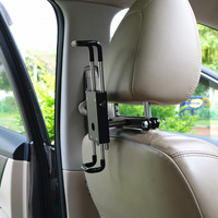 Support de tablette PC Android/iPad 7-10,5 pouces rotatif à 360 degrés multi-angles pour appuie-tête de voiture/taxi