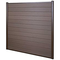 Panneaux de clôture WPC modernes co-extrudés pour l'extérieur, en composite bois-plastique, pour la décoration de jardin, maison et cour