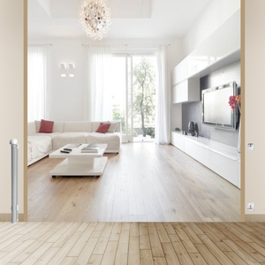 PRODIGY SG020A Top Selling Modern Retractable <b>Dog</b> <b>Gate</b> <b>for</b> <b>Stairs</b> Efficient Black Plastic Hook Loop Drilling-Free <b>for</b> Small - Product Image 5