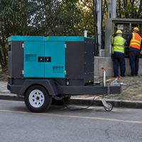Générateur diesel super silencieux triphasé 30 kVA 50 kVA 80 kVA avec alternateur sans balais, homologué CE/ISO9001, usage industriel
