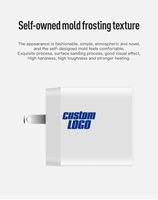 Chargeur mural GaN pliable double port USB-C à charge rapide 40W pour Apple iPhone 17, iPhone 15, 16, 17 Pro Max