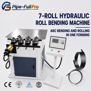 Máquina de Corte de Círculos por Rodillos CNC, Máquina Automática para Doblar y Enrollar Tubos Cuadrados, Redondos y Rectangulares de Acero Inoxidable - Product Image 1