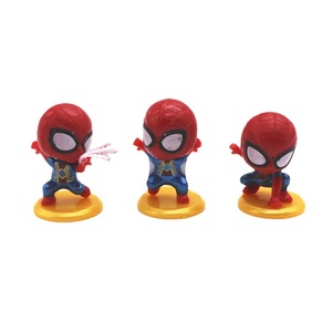 Figurines <span class=keywords><strong>de</strong></span> héros en PVC solide version Q, lot <span class=keywords><strong>de</strong></span> 8 pièces, décoration <span class=keywords><strong>de</strong></span> gâteau, mini-ornement <span class=keywords><strong>de</strong></span> paysage, jouet - Product Image 5