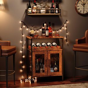 SENYU Eco-Friendly Minimalist Wine Bar Cabinet Detachable Rack Coffee Bar Glass Holder Small Buffet <b>Sideboard</b> Home Furniture - Product Image 2