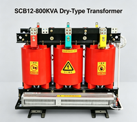 Transformateur de puissance triphasé sec SCB12 800KVA, haute qualité, livraison directe d'usine, performance stable