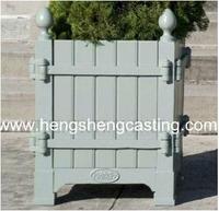 Urnes de jardinière Versailles Plaque d'acier galvanisée à chaud avec revêtement en poudre