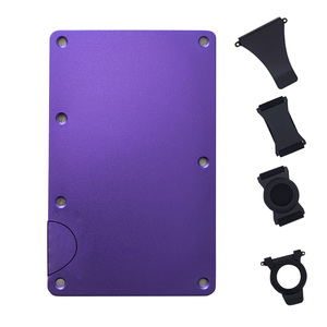 Người đàn ông mỏng nhôm kim loại RFID chủ thẻ tín dụng túi phía trước trường hợp Thẻ Ví và tiền Clip Thiết kế kiểu dáng đẹp - Product Image 1