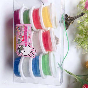 Goma de mascar de alta transparencia, paquete de 12, divertida y lúdica, 12 colores de goma de mascar, puré de frutas, puré de conchas marinas, dorado perlado - Product Image 1