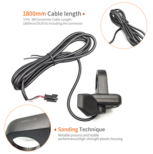 Acceleratore <span class=keywords><strong>a</strong></span> Pollice WUXING 108X per <span class=keywords><strong>E</strong></span>-bike, DC 12V-72V, Voltaggio Universale, Velocità Regolabile, Durevole, Sinistro/Destro per <span class=keywords><strong>E</strong></span>-Scooter - Product Image 3
