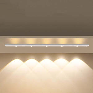 Luci <span class=keywords><strong>Sottopensile</strong></span> Intelligenti Magnetiche Ultra Sottili con Sensore di Movimento, Ricaricabili USB per Cucina e Camera da Letto, Barra Luminosa per Armadio - Product Image 1