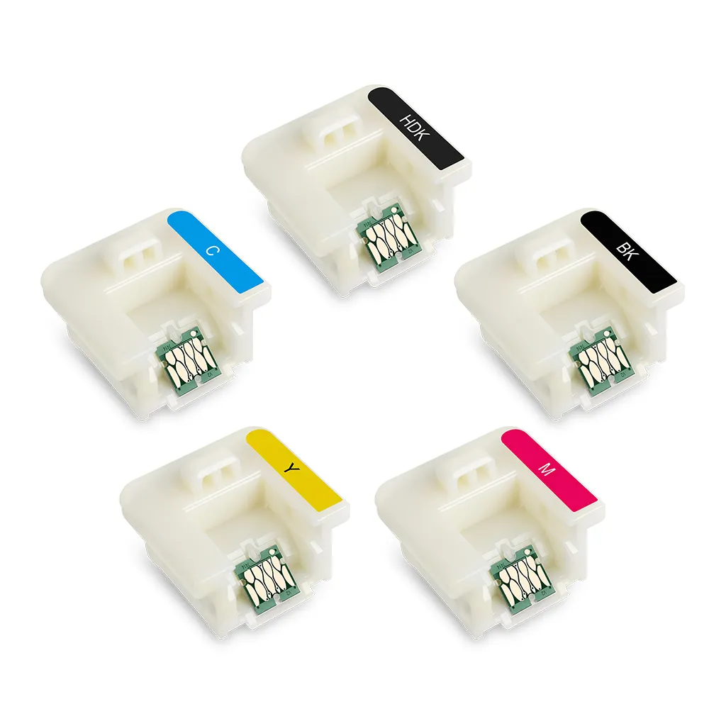 Ocinkjet 1 juego/5 colores F Series F6370 soporte de Chip de cartucho con Chip para Epson F6070 F7070 F7000 F6000 F6200 F7200