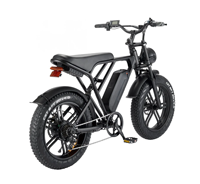 En stock Enoo EN-H9 48V 15Ah Vélo électrique urbain pour adultes 25 km/h 500W/750W SHIMANO 7 vitesses Pneu large Suspension intégrale Frein à disque