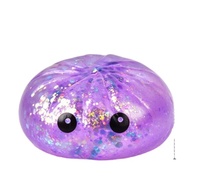 Jouets promotionnels KJ : Jouet Squishy Baozi scintillant et mignon, jouet de compression anti-stress familial à pincer, Baozi coloré
