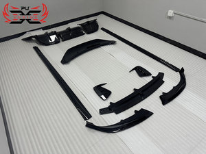 Kit Carrozzeria Stile F in Fibra di Carbonio Secca PU-Design per <span class=keywords><strong>Audi</strong></span> <span class=keywords><strong>E</strong></span>-TRON <span class=keywords><strong>GT</strong></span>: Labbro Anteriore, Presa d'Aria Anteriore, Minigonne Laterali, Diffusore Posteriore, Alettone - Vendita all'Ingrosso - Product Image 6