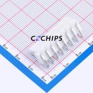 HDGC3963WR-8P Wire-to-Board Pin Header Bent Lead Through Hole Connector 1x8P 3.96mm Right Angle Insert VH - Product Image 2