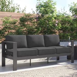 Set di Mobili <span class=keywords><strong>da</strong></span> Giardino in Alluminio di Alta Qualità, Moderno e Confortevole, con Poltrona e Tavolo per Terrazza, Balcone e Cortile - Product Image 4