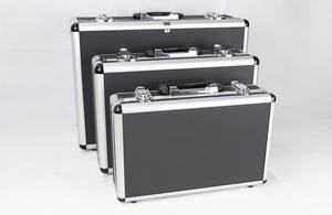 3 em 1 Conjunto Caixa De Ferramentas De Alumínio Grande Médio Pequeno de Alumínio Ferramenta Caso Kit Caixa Vazia de Alumínio de Transporte - Product Image 6