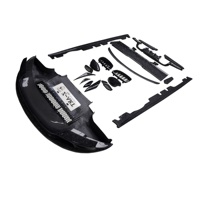 Aerokit serat karbon Z-ART 2009-2012 GTS, Kit bodi penyetelan serat karbon untuk BMW E90 M3 LCI Kit bodi Spoiler angin
