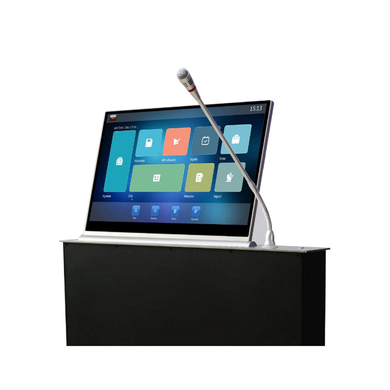 Монитор Hiddenlcd, подъемный 15,6 дюймов, электрический настольный ЖК-компьютер, ЖК-лифт, безбумажные системы конференц-зала