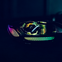 Kit de rétrofit de phares LED pour Kia Rio 2012-2017 avec contrôle Bluetooth via application, feux de jour RGB et clignotants dynamiques