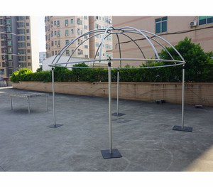 Aluminium Circle <b>Canopy</b> Backdrop Stands 10ft Round Wedding Pipe and Drape Frame for Event Decoration - Product Image 1