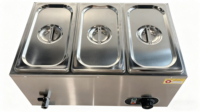 Bain-marie commercial de comptoir, chauffe-plats pour restaurant, équipement de restauration, chauffe-plats pour buffet