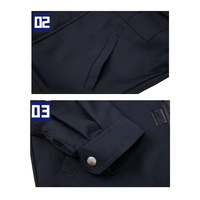 Costume de sécurité personnalisé de haute qualité AI-MICH Spring, noir, avec logo, en polyester, pour homme