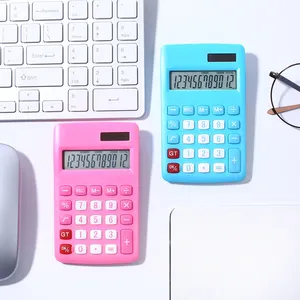 آلة حاسبة مخصصة 12 رقم لسطح المكتب محاسبة صغيرة الحجم للمنزل والمدرسة والمكتب
