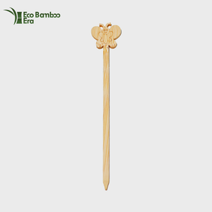 Tre <span class=keywords><strong>BBQ</strong></span> xiên chim trang trí nội thất Tùy chỉnh hình dạng dùng một lần Cocktail Picks cà phê stirrers cấp thực phẩm Trái Cây Picks xiên - Product Image 3