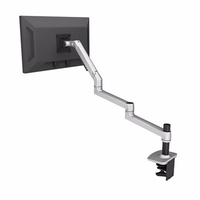 Support d'écran LED/LCD V6+1-300 en aluminium à ressort mécanique, bras long à mouvement complet, levage libre, capacité de charge de 8 kg, pour moniteurs de 10 à 32 pouces