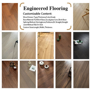 Parquet Stratificato Moderno in Rovere per Interni con Impiallacciatura Multistrato e Nodi Naturali per Soggiorno - Product Image 3